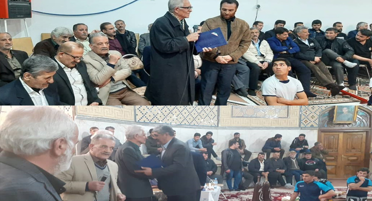 تجلیل از رییس اداره ورزش و جوانان شهرستان کاشان
