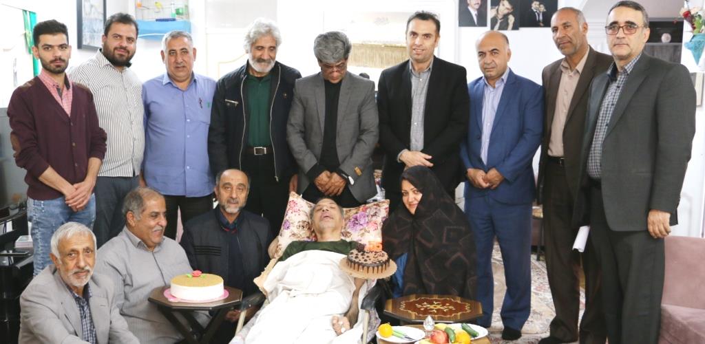 دیدار جامعه ورزش کاشان با خانواده معظم شهدا و جانبازان