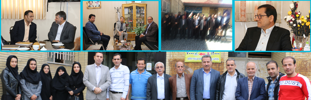 دیدار نوروزی روسای هیئت های ورزشی با رئیس اداره کاشان
