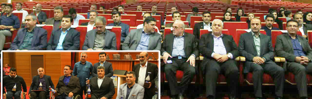 تجلیل از مدال آوران و رئیس هیات جانبازان و معلولین کاشان