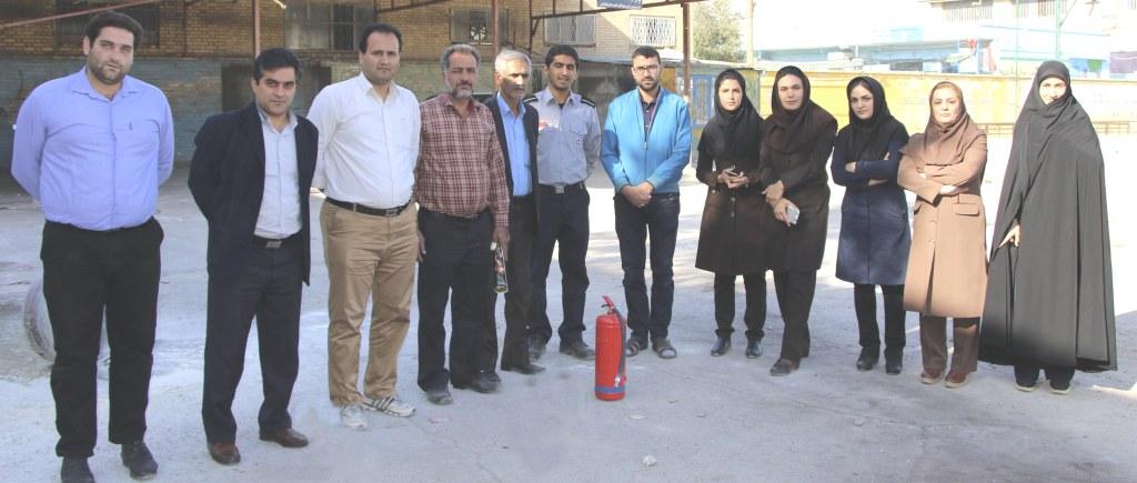 کارگاه آموزش آتش نشانی ویژه پرسنل اداره ورزش و جوانان کاشان