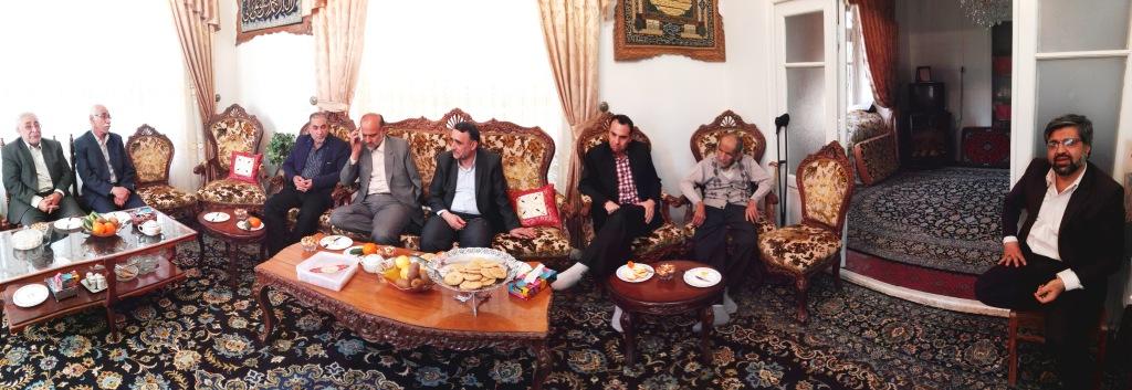 دیدار نوروزی اولین رئیس اداره تربیت بدنی شهرستان کاشان