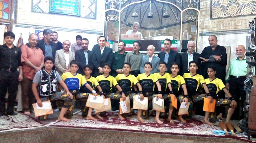 پهلوانان خردسال کاشان تجلیل شدند