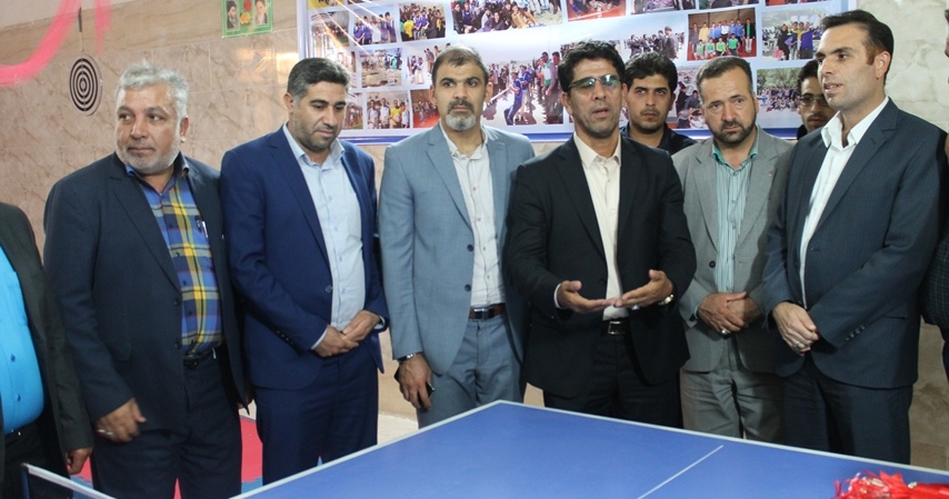 افتتاح پنجمین خانه ورزش روستایی شهرستان کاشان