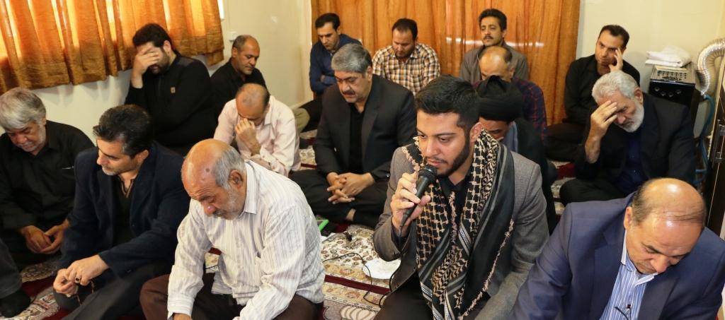 زیارت عاشورای حسینی با حضور جامعه ورزش شهرستان کاشان