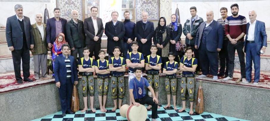ورزش کاشان میزبان رئیس فدراسیون ورزش عمومی (همگانی) فرانسه